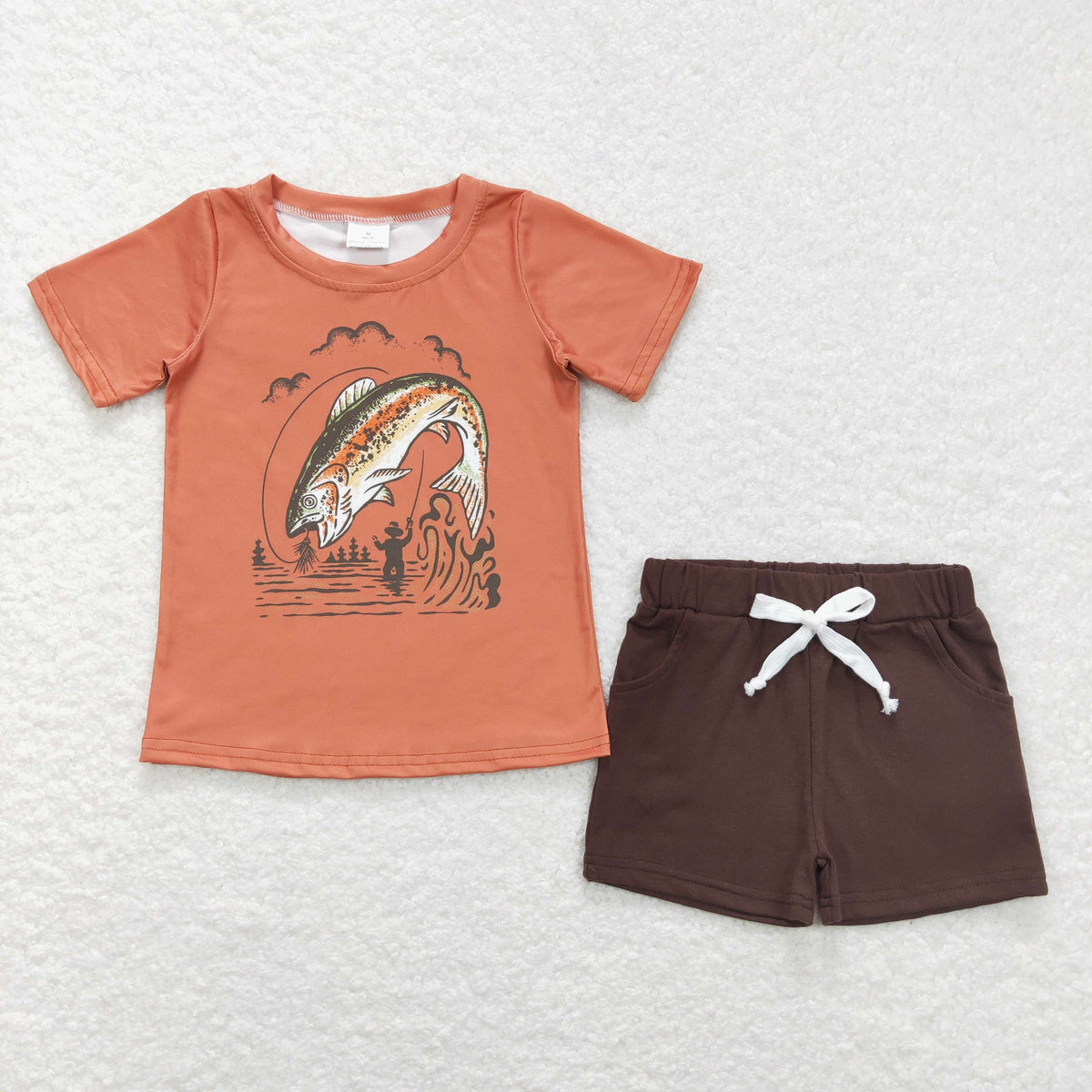 BSSO0489 baby boy clothes boy fishing summer outfits – Tinaclotheswholesale