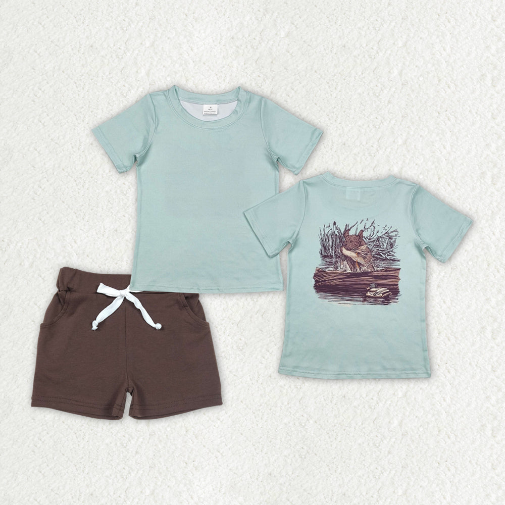 BSSO1200 baby boy clothes hunting toddler boy summer outfit ...
