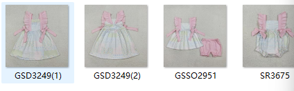 RTS kids matching clothing floral print clothing baby girl summer clothing-2026.2.3