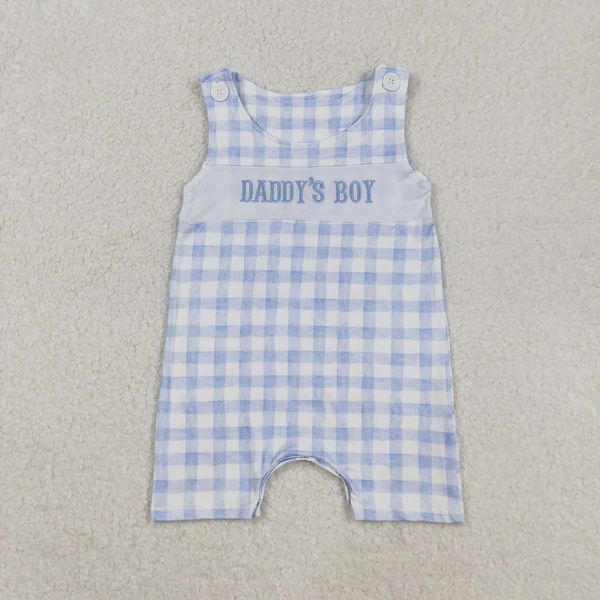 RTS Matching kids clothing embroidery daddy print clothing baby summer clothing-2026.4.18