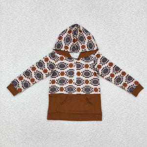 BT0908 RTS toddler boy clothes aztec boy winter top pullover