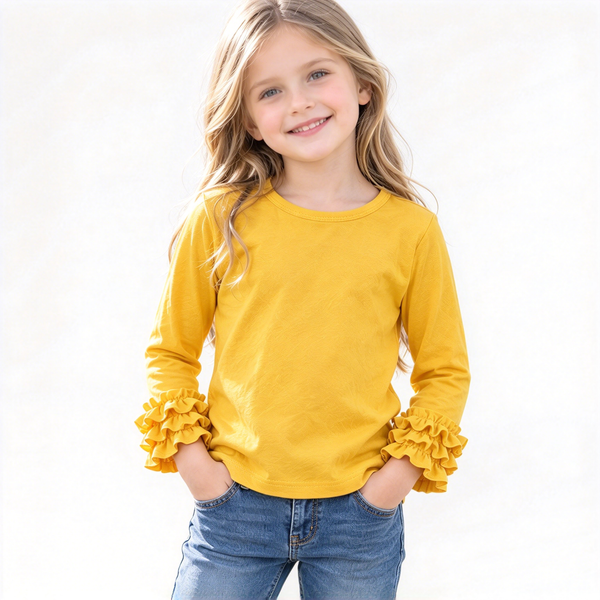 RTS toddler clothes matching clothing solid color top kids winter clothing-2026.10.7 1