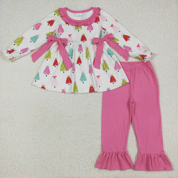 RTS kids matching clothing tree print clothing girl winter clothing 2025.6.27