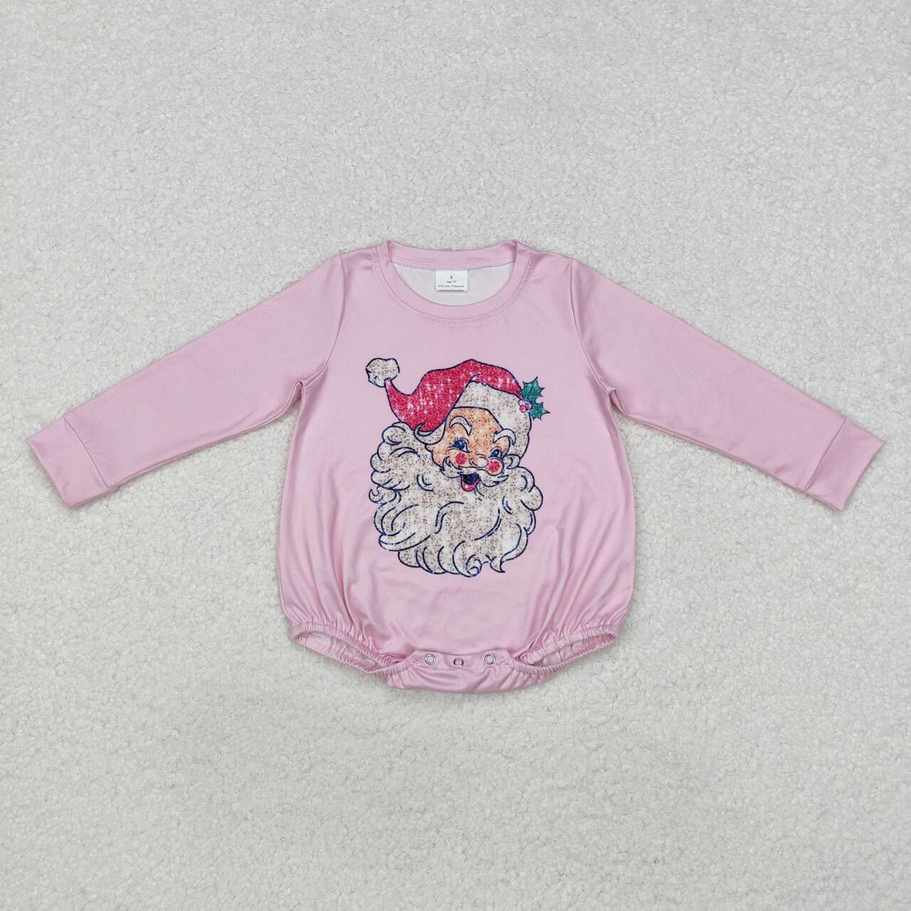 LR1819 RTS baby girl clothes santa girl winter christmas bubble