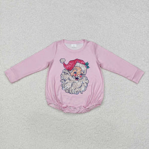 LR1819 RTS baby girl clothes santa girl winter christmas bubble