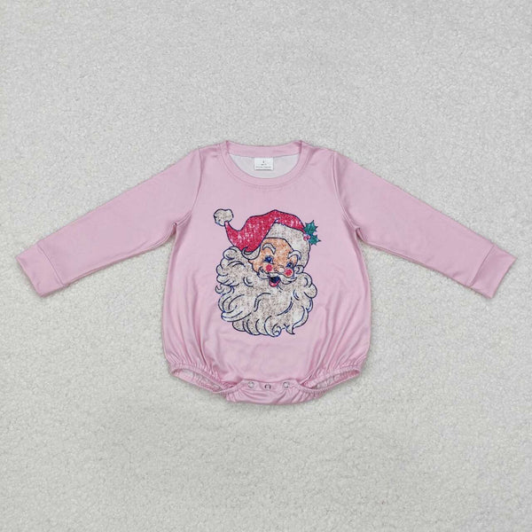 LR1819 RTS baby girl clothes santa girl winter christmas bubble