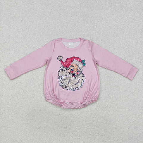 LR1819 RTS baby girl clothes santa girl winter christmas bubble