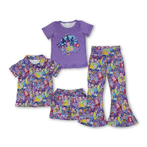 RTS Matching kids clothing cartoon print clothing baby girl summer clothing-2026.4.17