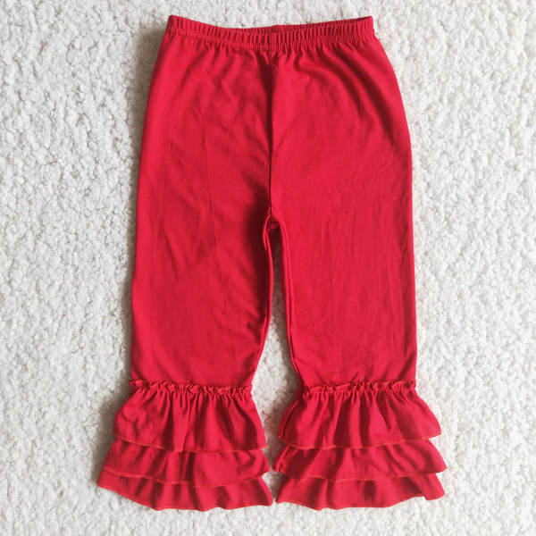 RTS toddler clothes matching clothing solid color print girls kids winter pant-2025.9.8