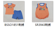 RTS Matching kids clothing embroidery box print clothing boy summer clothing-2026.4.25