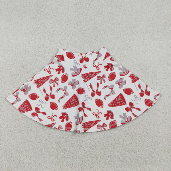 GLK0141 RTS baby girls clothes go team girl yoga shorts skirt