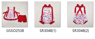 RTS girl summer matching clothes american girl flag 4th of July girl summer clothes