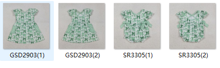 RTS kids matching clothing bows print clothing girl St. Patrick clothing-2025.12.13