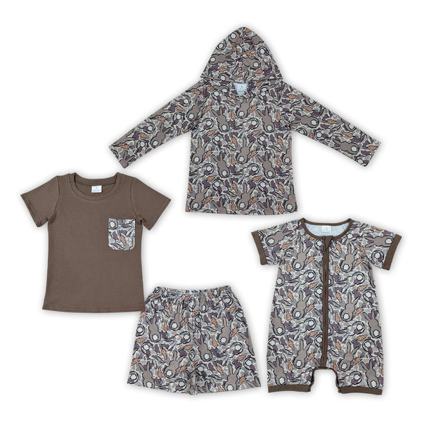 RTS Matching clothing kids Easter bunny carrot camo print multi style clothes-2026.10.31