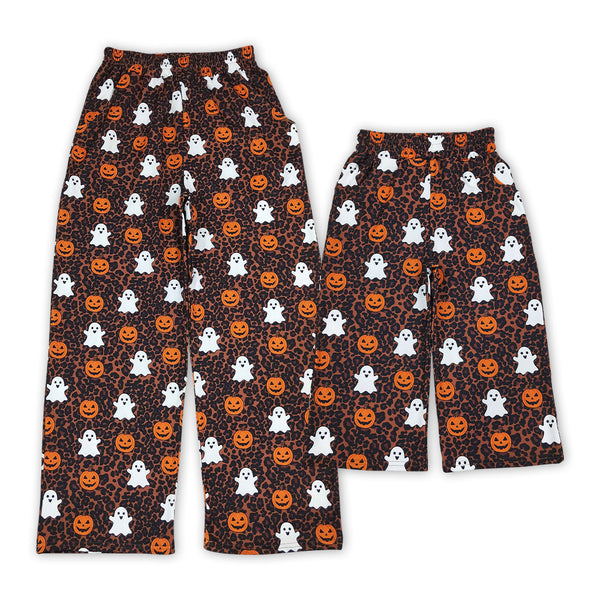 RTS Matching clothing family halloween mixed print women & kid wide leg pant fall clothing-2026.9.19