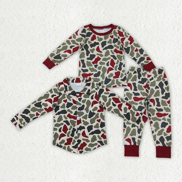 RTS Matching clothing kids camo print baby boy winter clothes-2026.10.7