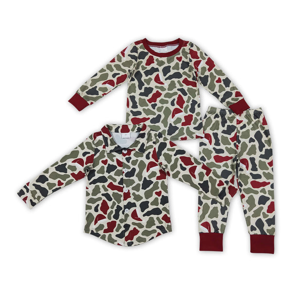 RTS Matching clothing kids camo print baby boy winter clothes-2026.10.7