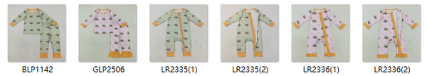RTS kids matching clothing pumpkin print clothing baby fall clothing-2025.8.12