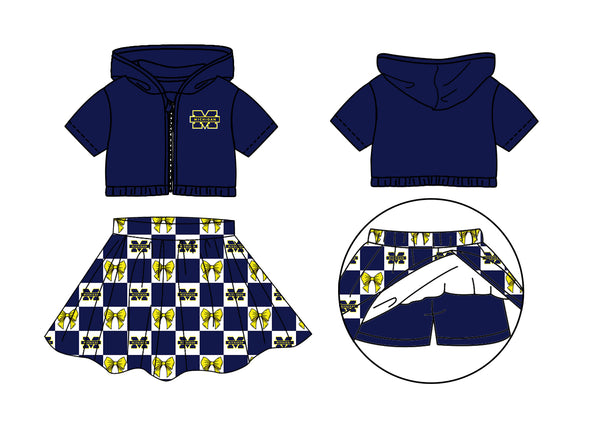 Produce order MOQ:5pcs each design  kids state summer clothing set matching clothes 1 sports clothes