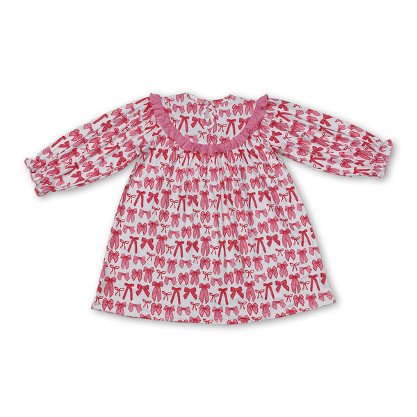 RTS kids clothing Matching Summer Bow Grandmillennial Smock Clothing