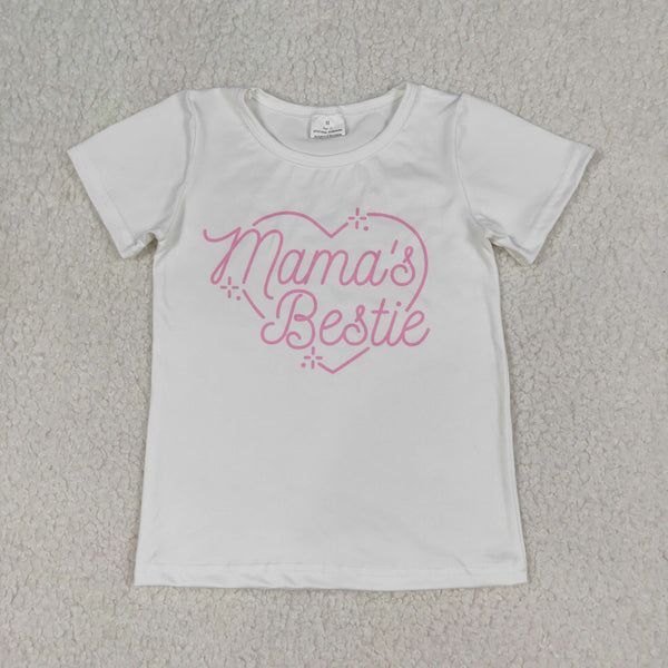 GT1565 RTS toddler clothes mama's bestie girl summer tshirt top