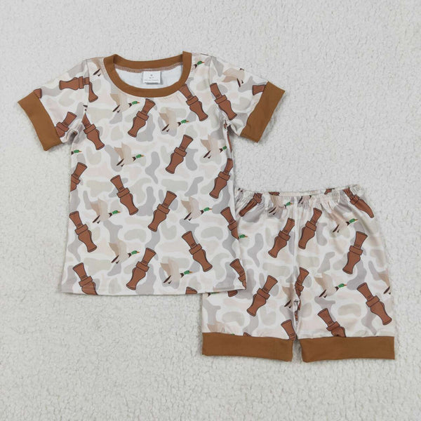 BSSO1324 RTS boy clothes mallard boy summer set