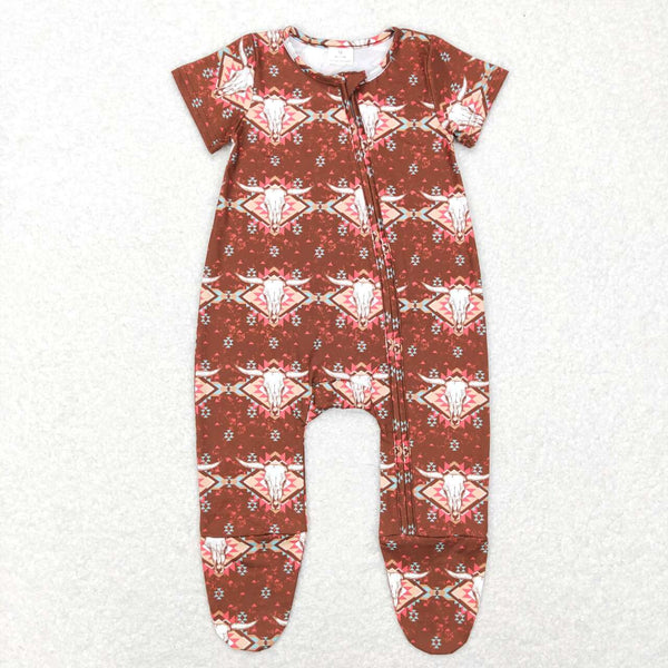 SR0199 baby clothes sleeveless boy summer romper toddler western clothes-promotion 2025.5.10 $5.5