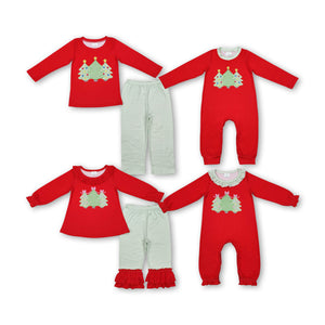 kids christmas matching clothes girls and boys christmas clothing