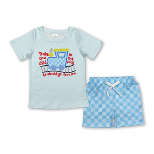 RTS kids clothing boys and girls summer matching clothing set