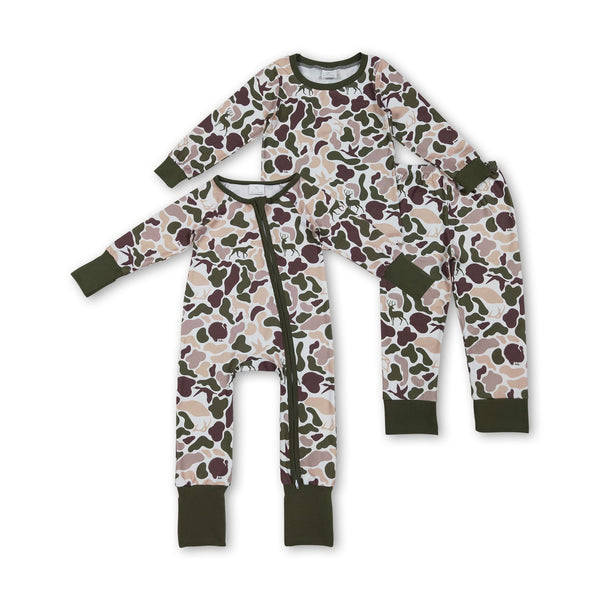 RTS kids matching clothing hunting camo print clothing boy winter clothing-2025.10.11