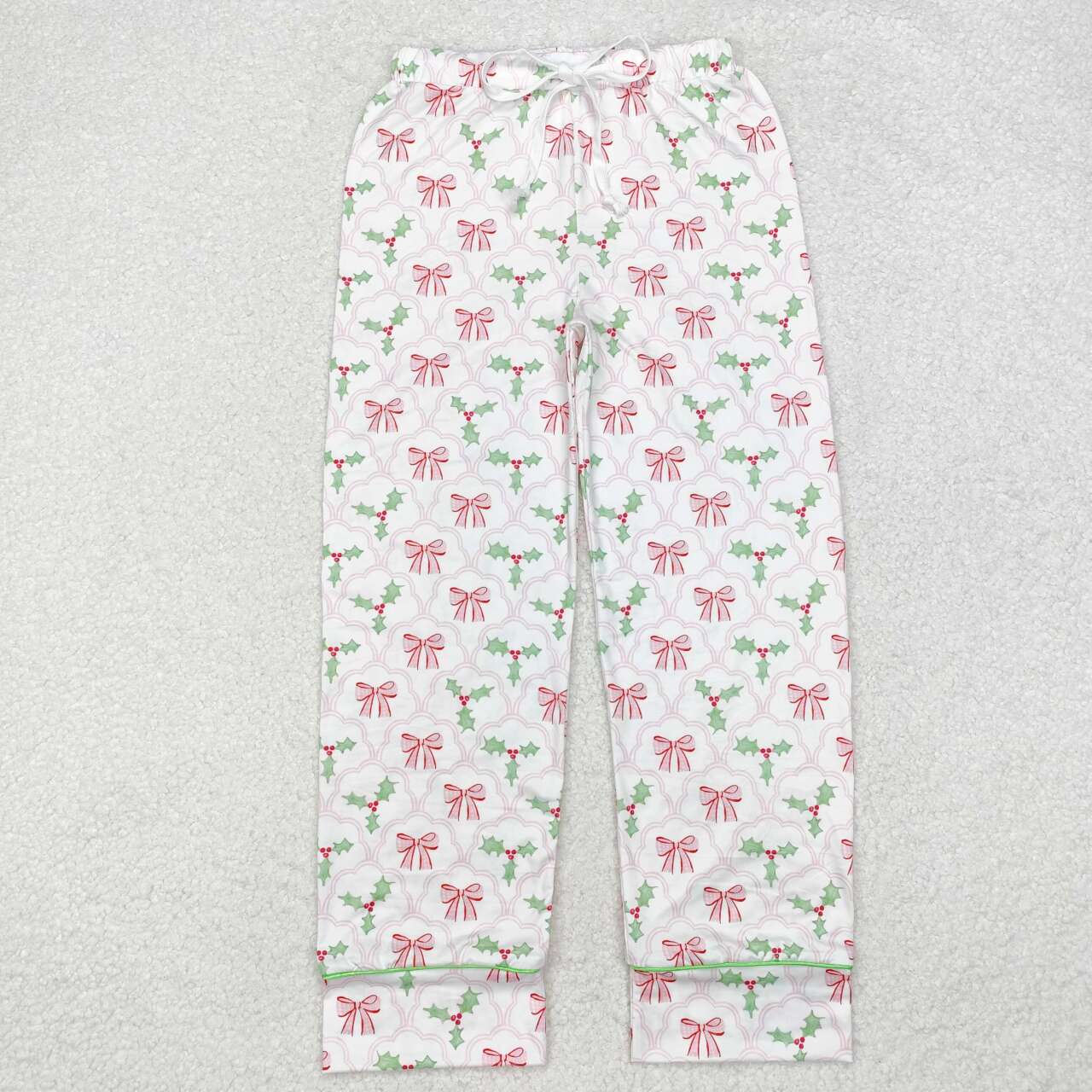 P0545 RTS adult pant  bows adult women christmas winter pant