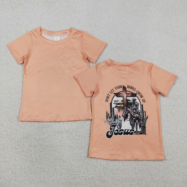 BT1618 RTS toddler boy clothes cowboy boy  summer  top tshirt western clothes