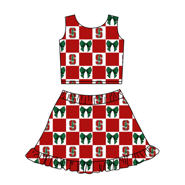 Produce order MOQ:5pcs each design  kids state summer clothing set matching clothes 5 sports clothes 101
