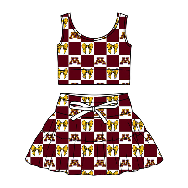Produce order MOQ:5pcs each design  kids state summer clothing set matching clothes 2 sports clothes