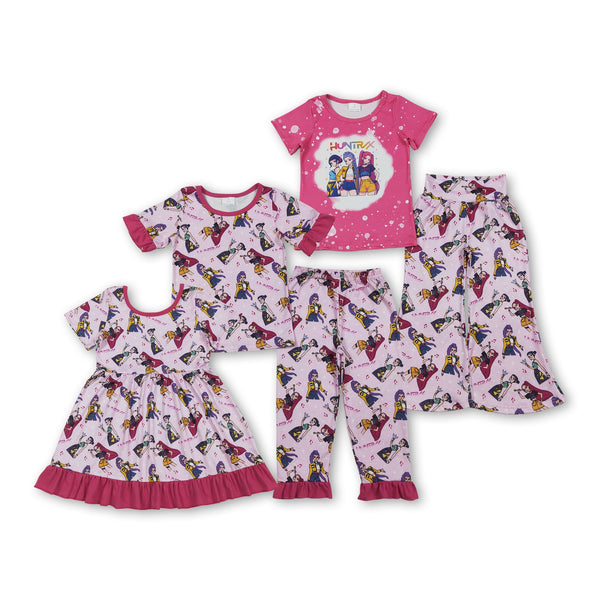 RTS kids matching clothing kpop print clothing baby girl spring clothing-2025.12.6
