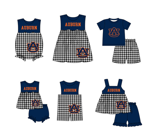 Produce order MOQ:5pcs each design  kids state summer clothing set matching clothes A107