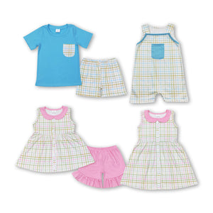 RTS summer matching clothes easter matching clothes boys and girls clothes