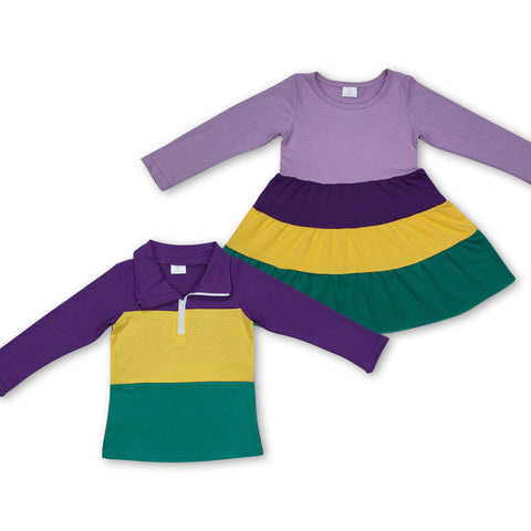 RTS kids clothing RTS cotton Mardi Gras Clothing