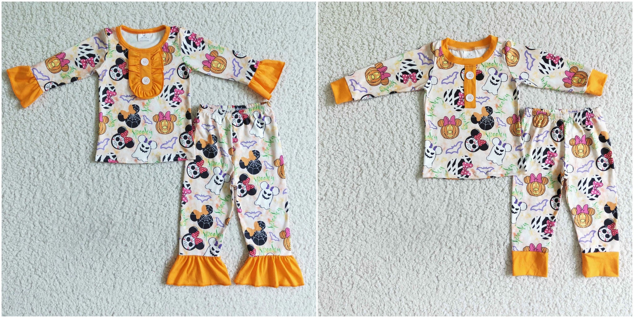 cartoon halloween matching pajamas