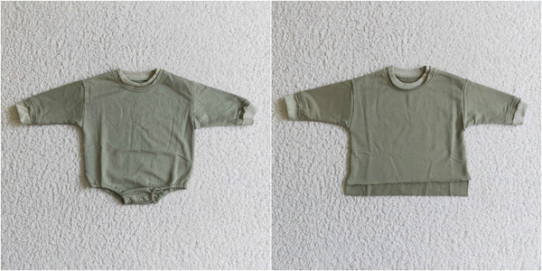 green sweater material oversize matching clothes
