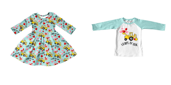 kids clothes valentines day matching clothing
