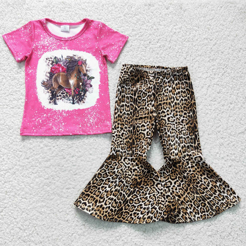 kids clothes girls horse fall spring outfits