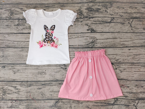 GSD0228 baby girl clothes skirt set easter outfits