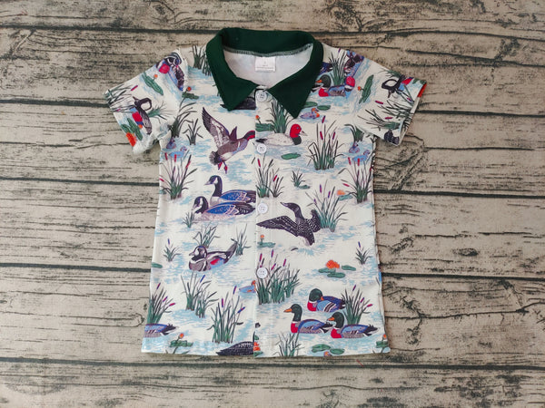 BT0159 baby boy clothes duck summer tshirt toddler boy summer clothes