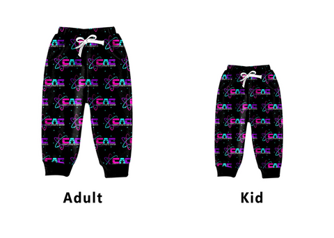 Custom order MOQ:3pcs each design mummy and me matching pant