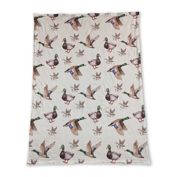 BL0081 25.5.14 USA warehouse RTS baby newborn mallard hunting blanket