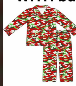 Custom order MOQ  5pcs each design bamboo adult winter pajamas set