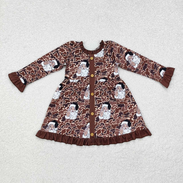 toddler girl clothes santa claus leopard girl christmas matching clothes