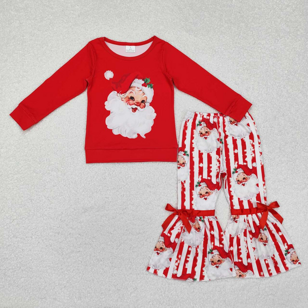 toddler girl clothes red santa claus girl christmas matching clothes