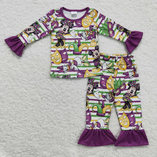 RTS matching Mardi Gras Pajamas Set Pajamas set